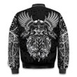 Viking Old Norse King Of Asgard Odin The All Father Tattoo Design All Over Print Bomber