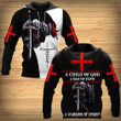 Jesus A Child Of God A Warrior Of Christ 3D All Over Print | Hoodie | Unisex | Full Size | Adult | Colorful