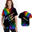 Love Is Love Is Love Is Love Women Hawaiian Shirt For LGBT Community In Pride Month