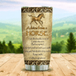 Larvasy Advice From A Horse Gold Style Personalized Stainless Steel Tumbler