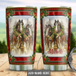 Personalized Horse Christmas Stainless Steel Tumbler