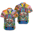 Dachshund Hippie Hawaiian Shirt For Women For Hippie Lovers - Gift For Dachshund Dog Lovers
