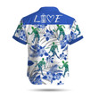 Love Disc Golf Players Tropical Hawaiian Shirt For Men For Disc Golf Lovers