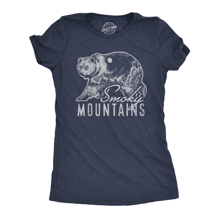 Retro Smokey Mountains Women's Tshirt