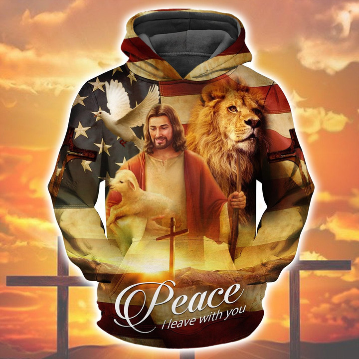 Jesus Peace I Leave With You Hoodie