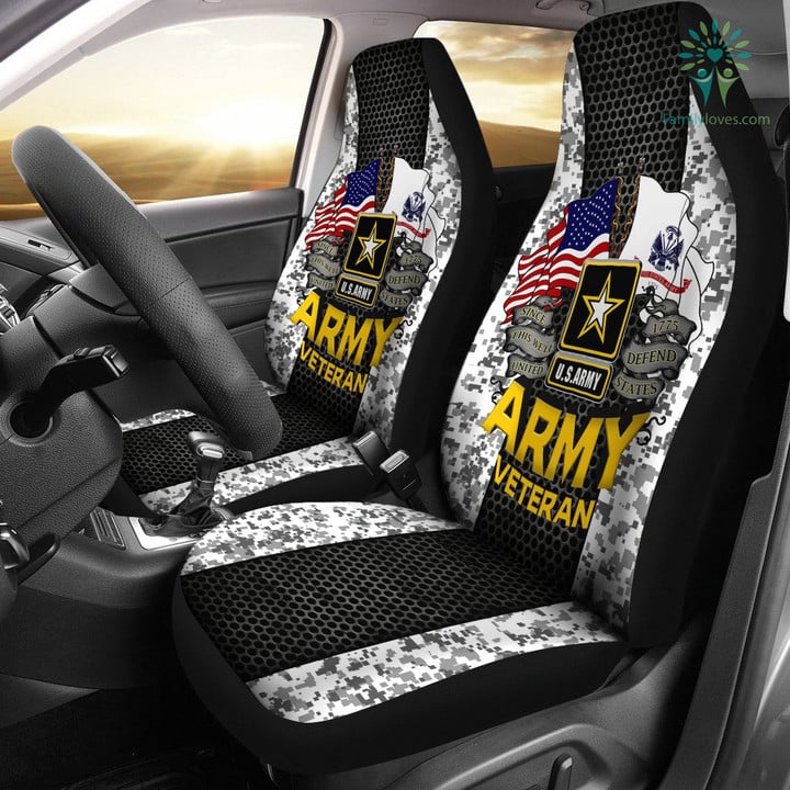 U.S Army Veteran Car Seat Covers