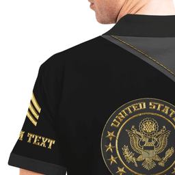 US Veteran Personalized Shirts U.S Veteran Proudly Served Polo ShirtPLV55