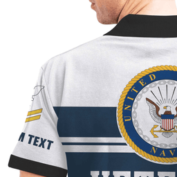 US Navy Personalized US Navy Veteran Polo ShirtPLV55
