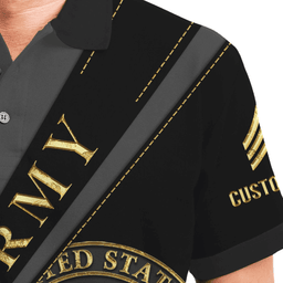 US Veteran Personalized Veteran Polo ShirtPLV55