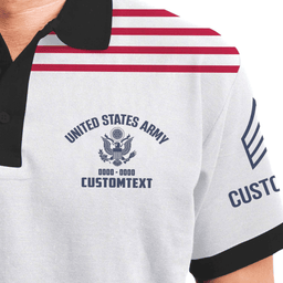 US Veteran Customized U.S Veteran Polo ShirtPLV55