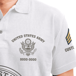 US Veteran Personalized US Veteran Polo Shirts 23PLV55
