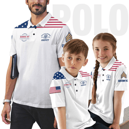 US Veteran Personalized Memorial Day In Honor Of Our Heroes Polo ShirtPLV55