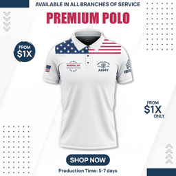 US Veteran Personalized Memorial Day In Honor Of Our Heroes Polo ShirtPLV55