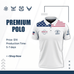 US Veteran Personalized Memorial Day In Honor Of Our Heroes Polo ShirtPLV55