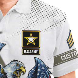 US Army Personalized US Army Veteran Polo Shirts 5PLV55