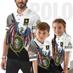 US Army Personalized US Army Veteran Polo Shirts 5PLV55