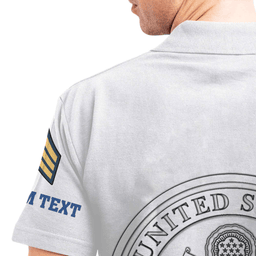 US Veteran Customized Veteran Polo ShirtPLV55