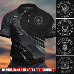 US Veteran Personalized Veteran Shirts Polo Shirt 25PLV55