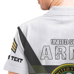US Veteran Personalized Veteran Polo ShirtPLV55