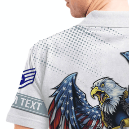 US Air Force (USAF) Personalized US Air Force Veteran Polo ShirtsPLV55