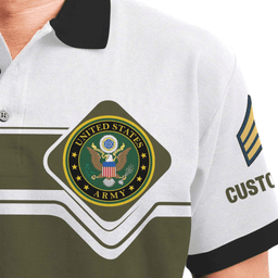 US Army Personalized US Army Veteran Polo ShirtPLV55