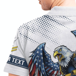 US Navy Personalized US Navy Veteran Polo ShirtsPLV55