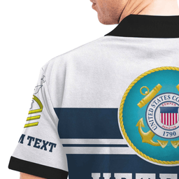 US Coast Guard (USCG) Personalized U.S Coast Guard Veteran Polo Shirt 4PLV55