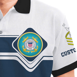 US Coast Guard (USCG) Personalized U.S Coast Guard Veteran Polo Shirt 4PLV55