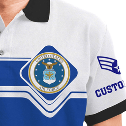 US Air Force (USAF) Personalized US Air Force Veteran Polo ShirtPLV55