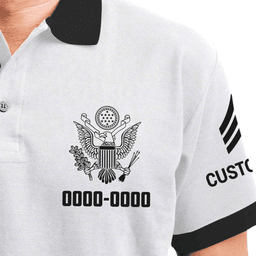 US Veteran Personalized U.S. Veteran Polo Shirt 4PLV55