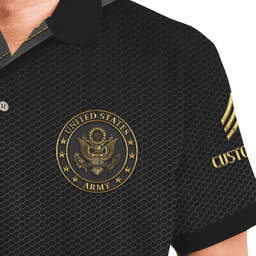 US Veteran Customized US Military Polo ShirtsPLV55