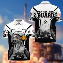 Army National Guard US Veterans Polo Shirt Veterans Day Army National GuardPLV55