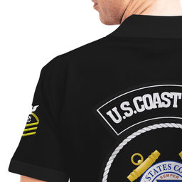 US Coast Guard (USCG) Personalized U.S. Coast Guard Legacy Polo Shirts 75PLV55