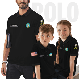 US Coast Guard (USCG) Personalized U.S. Coast Guard Legacy Polo Shirts 75PLV55