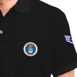US Air Force (USAF) Personalized U.S. Air Force Legacy Polo Shirts 74PLV55