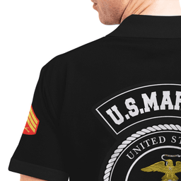 US Marine Corps (USMC) Personalized USMC Legacy Polo Shirts 76PLV55