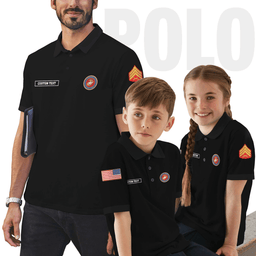 US Marine Corps (USMC) Personalized USMC Legacy Polo Shirts 76PLV55