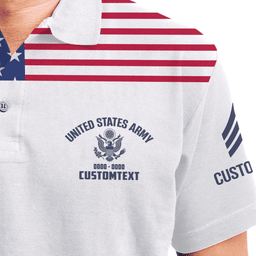 US Veteran Personalized U.S Veteran Polo Shirt 54PLV55