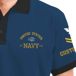 US Navy Rating Custom Polo Shirt 52PLV55