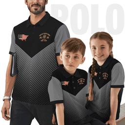 US Veteran Personalized US Military Valor Performance Polo Shirt 60PLV55