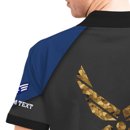 US Air Force (USAF) Personalized USAF Veteran Polo Shirt 39PLV55