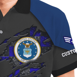 US Air Force (USAF) Personalized USAF Veteran Polo Shirt 39PLV55