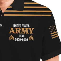 US Veteran Personalized US Veteran Proudly Served Polo Shirt 59PLV55
