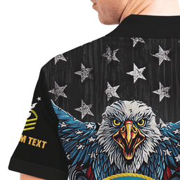 US Coast Guard (USCG) Personalized Eagle USCG Veteran 3D Polo Shirt 64PLV55