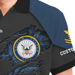 US Navy Personalized U.S Navy Veteran Polo Shirt 38PLV55