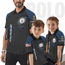 US Navy Personalized U.S Navy Veteran Polo Shirt 38PLV55