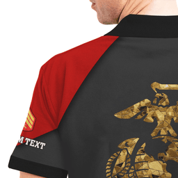US Marine Corps (USMC) Personalized USMC Veteran Polo Shirt 41PLV55