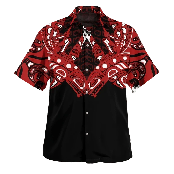 Killer Whale Haida Art Tattoo Spirit Hawaii Shirt Native American Northwest Pacific Style Merch HW56