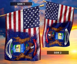 Michigan State American Flag Patriotic Proud Michigan Flag For Sale FL56
