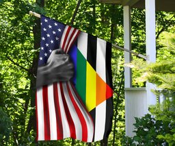 US Flag Straight Ally Flag LGBT Social Justice Gay Rainbow Straight Alliance New Pride Flag FL56
